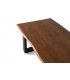 MESA DE CENTRO MADERA DE ACACIA Y METAL MDMHOGAR