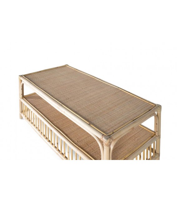 MESA DE CENTRO RATAN NATURAL MDMHOGAR