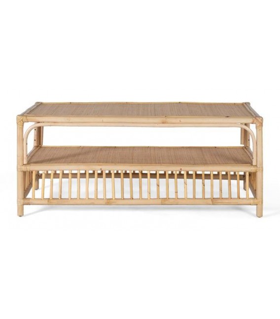 MESA DE CENTRO RATAN NATURAL MDMHOGAR