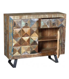 TAQUILLON 100 X 32 X 87 MARES MADERA Y METAL