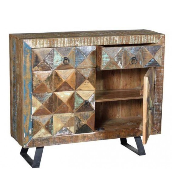 TAQUILLON 100 X 32 X 87 MARES MADERA Y METAL