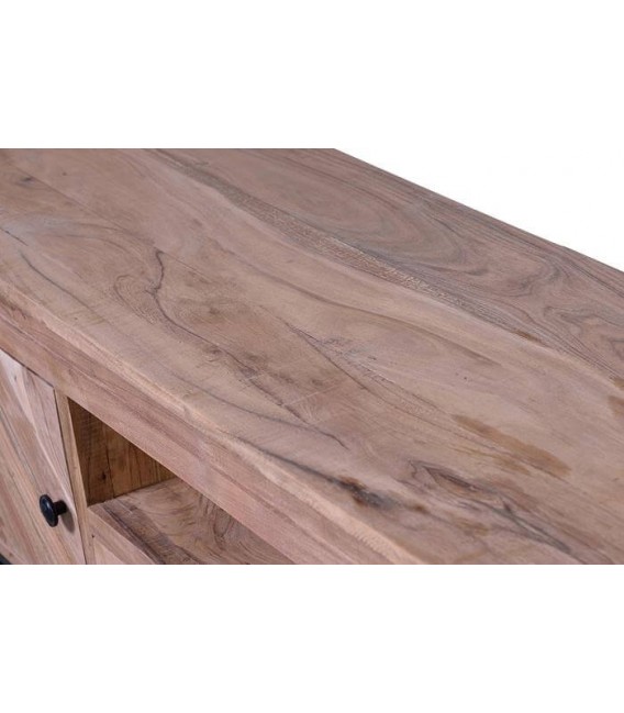 MUEBLE TV MADERA DE ACACIA Y METAL MDMHOGAR