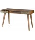 ESCRITORIO MADERA DE MANGO Y BRONCE MDMHOGAR MDMHOGAR