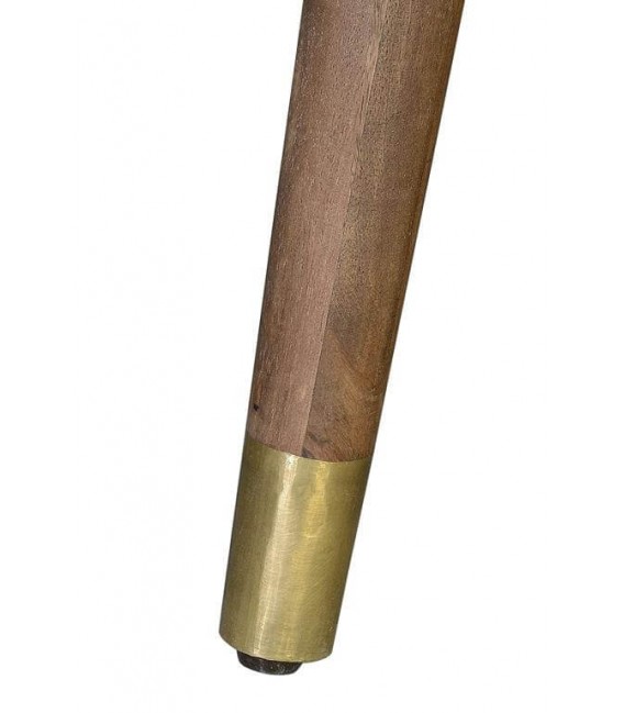ESCRITORIO MADERA DE MANGO Y BRONCE MDMHOGAR MDMHOGAR