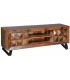 MUEBLE DE TV MADERA Y METAL MDMHOGAR
