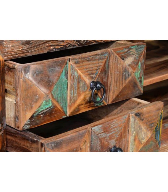 MUEBLE DE TV MADERA Y METAL MDMHOGAR