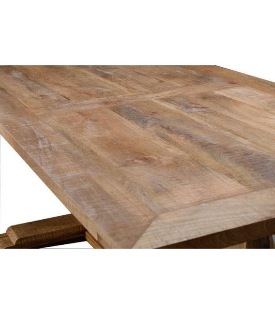 MESA DE COMEDOR 200 X 100 X 77 HOLLOWAY MADERA DE MANGO MACIZA