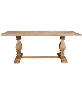 MESA DE COMEDOR 200 X 100 X 77 HOLLOWAY MADERA DE MANGO MACIZA