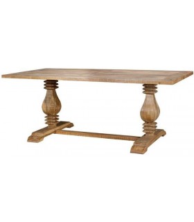 MESA DE COMEDOR 200 X 100 X 77 HOLLOWAY MADERA DE MANGO MACIZA