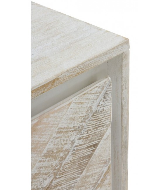 MUEBLE DE TV  MADERA MACIZA DE MANGO Y METAL MDMHOGAR