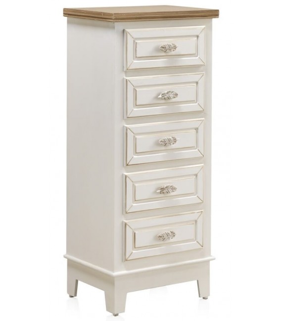 SINFONIER MADERA NATURAL Y BLANCO ROZADO MDMHOGAR