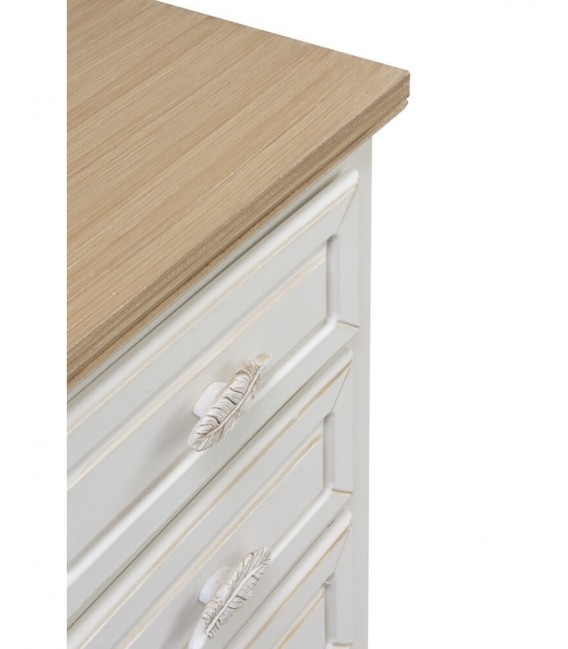 SINFONIER MADERA NATURAL Y BLANCO ROZADO MDMHOGAR