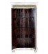 ARMARIO ALACENA MADERA BLANCA CON APLLICACIONES DE BRONCE