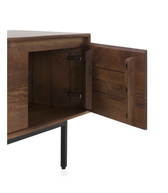 APARADOR MADERA DE MANGO Y METAL MDMHOGAR