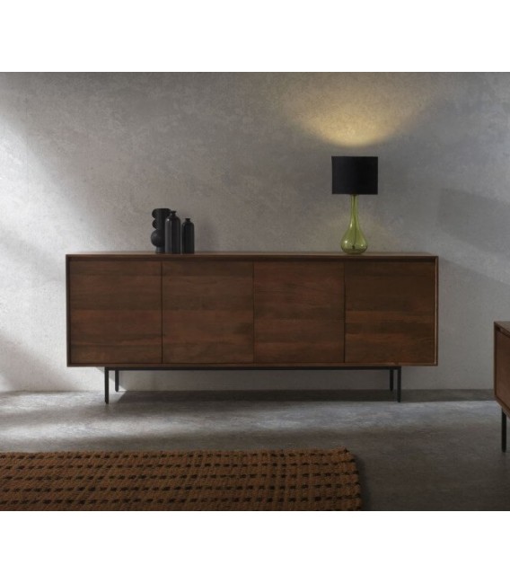 APARADOR MADERA DE MANGO Y METAL MDMHOGAR