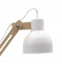 FLEXO ESTILO NORDICO MADERA NATURAL METAL BLANCO ORIENTABLE