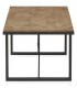 MESA DE CENTRO MADERA DE ABETO Y METAL MDMHOGAR