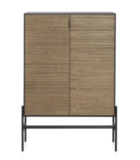 ARMARIO MADERA DE FRESNO Y METAL MDMHOGAR