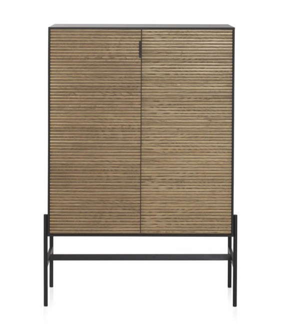 ARMARIO MADERA DE FRESNO Y METAL MDMHOGAR