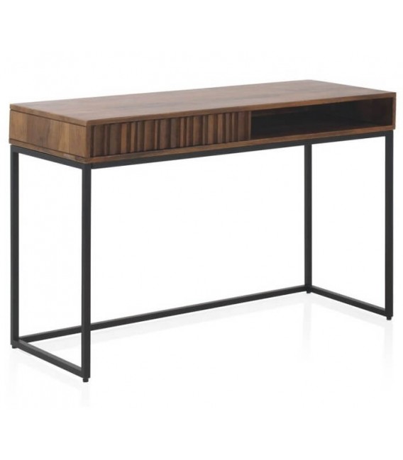 CONSOLA MADERA MACIZA DE MANGO Y METAL MDMHOGAR