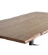 MESA DE COMEDOR MADERA ACACIA METAL NEGRO MDMHOGAR