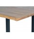 MESA DE COMEDOR MADERA ACACIA METAL NEGRO MDMHOGAR