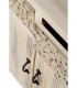 COMODA MADERA DE ALAMO Y METAL MDMHOGAR