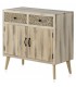 COMODA MADERA DE ALAMO Y METAL MDMHOGAR