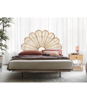 CABECERO DE MATRIMONIO 165 BAMBU NATURAL ARTESANAL