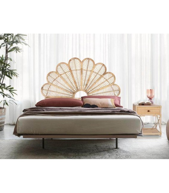 CABECERO DE MATRIMONIO 165 BAMBU NATURAL ARTESANAL