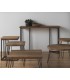 MESITA AUXILIAR MADERA DE OLMO Y METAL MDMHOGAR