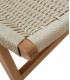 SILLON RELAX MADERA HAYA NATURAL CUERDA TRENZADA