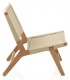 SILLON RELAX MADERA HAYA NATURAL CUERDA TRENZADA