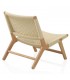 SILLON RELAX MADERA HAYA NATURAL CUERDA TRENZADA