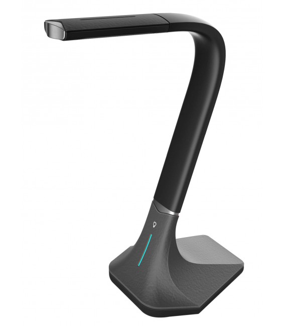 FLEXO LED INTEGRADO TACTIL LUCIA ABS Y ALUMINIO NEGRO GRIS