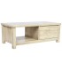 MESA DE CENTRO MADERA DE ACACIA NATURAL MDMHOGAR