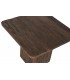 MESITA AUXILIAR 41 X 41 X 50 CROMO MADERA RECICLADA