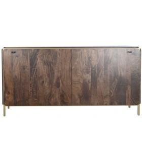 APARADOR MADERA DE MANGO Y ACERO MDMHOGAR