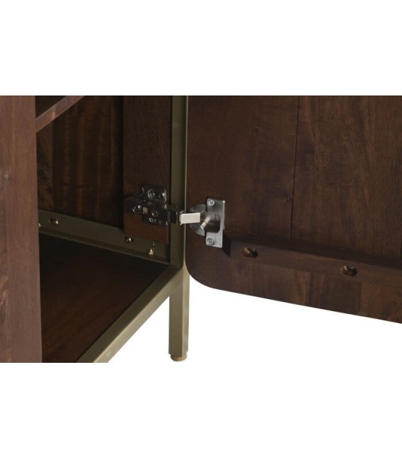 APARADOR MADERA DE MANGO Y ACERO MDMHOGAR