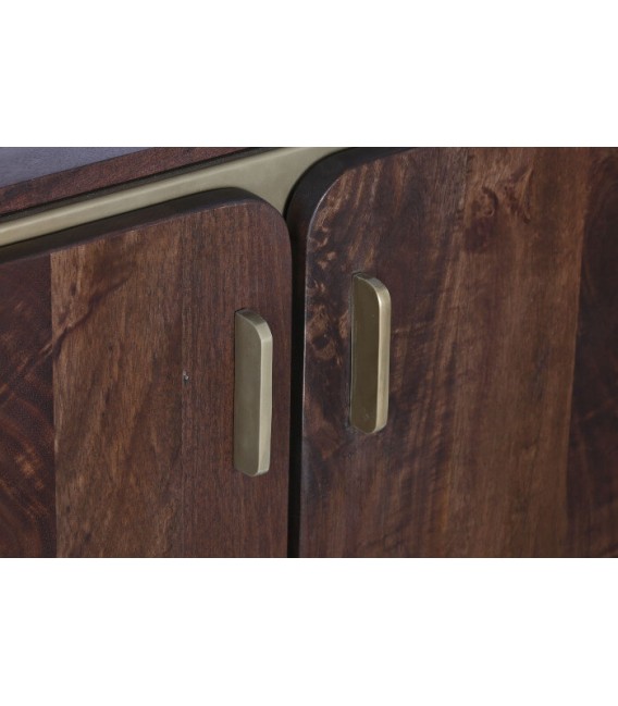 APARADOR MADERA DE MANGO Y ACERO MDMHOGAR