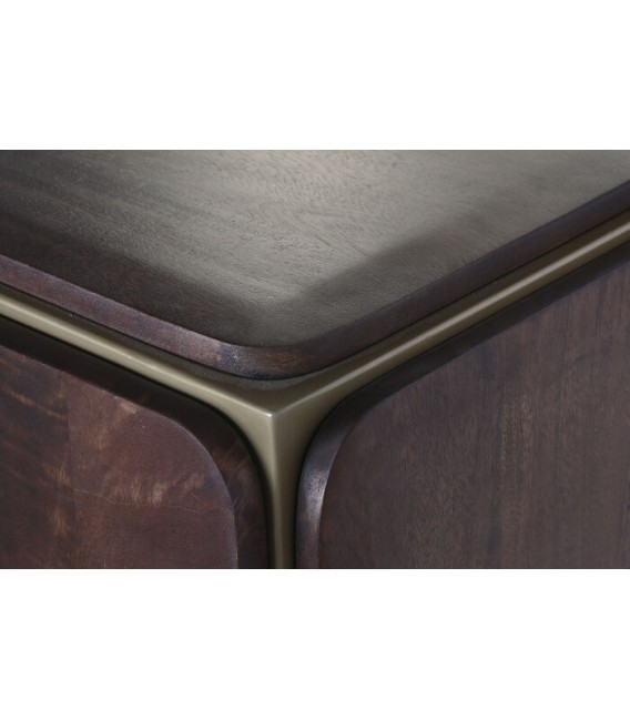 APARADOR MADERA DE MANGO Y ACERO MDMHOGAR