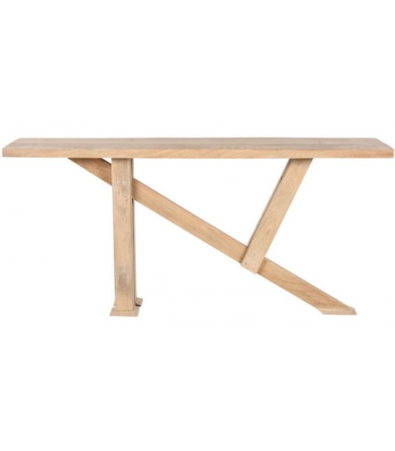 CONSOLA MADERA DE MANGO NATURAL MDMHOGAR