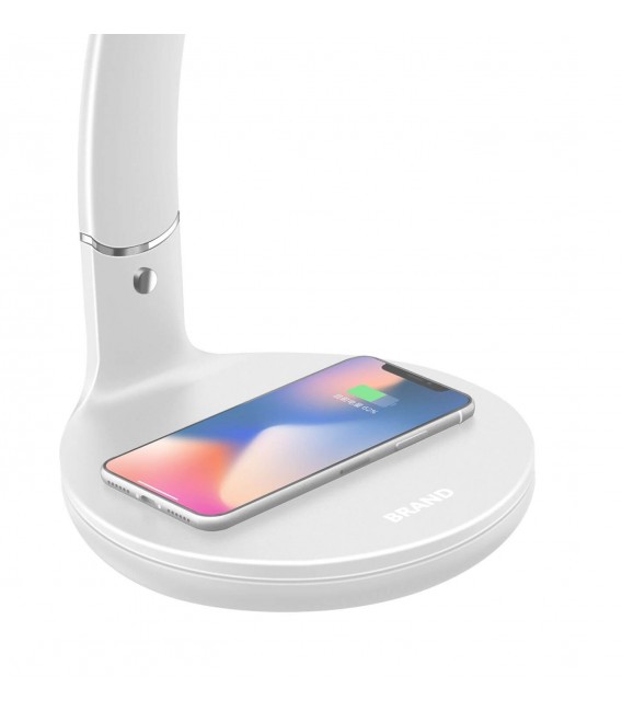 FLEXO ORIENTABLE REGULACION INTENSIDAD ABS Y ALUMINIO BLANCO Y CROMO