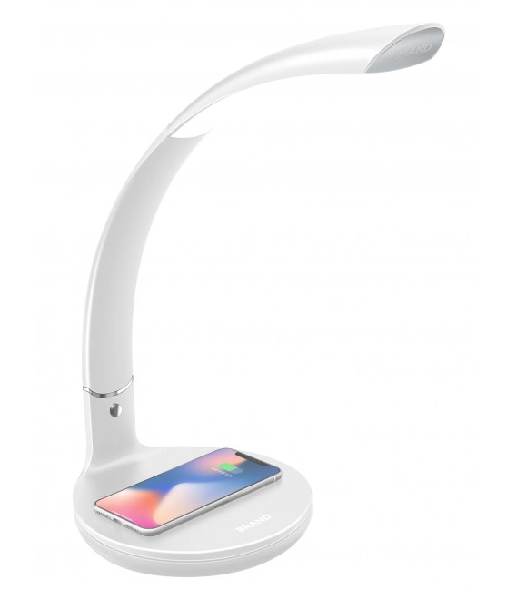 FLEXO ORIENTABLE REGULACION INTENSIDAD ABS Y ALUMINIO BLANCO Y CROMO