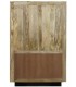 VITRINA MADERA DE MANGO CRISTAL MDMHOGAR