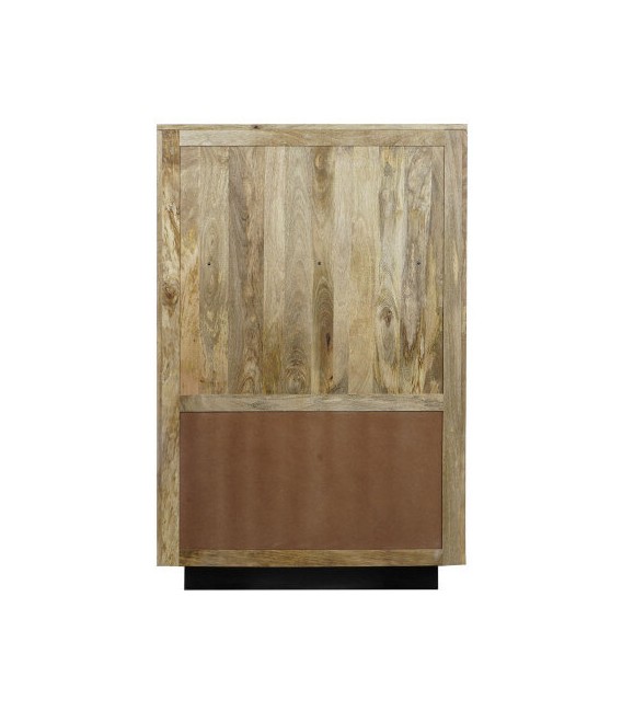VITRINA MADERA DE MANGO CRISTAL MDMHOGAR