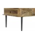 MESA DE CENTRO MADERA DE MANGO Y METAL MDMHOGAR