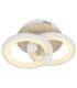 PLAFON LED INTEGRADO METAL Y POLICARBONATO MADERA Y BLANCO MDMHOGAR