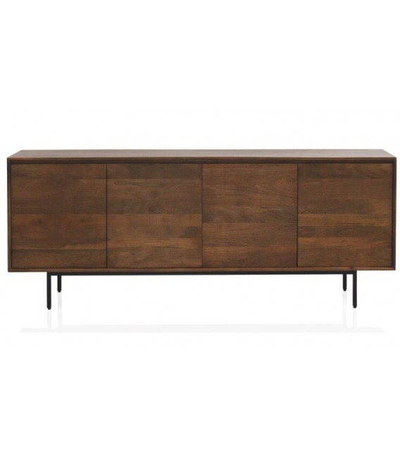 APARADOR MADERA MACIZA DE MANGO METAL MDMHOGAR