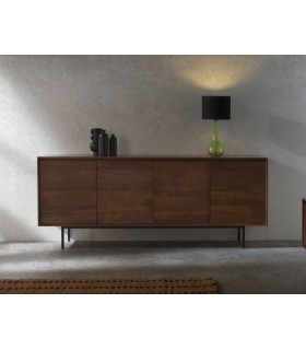 APARADOR MADERA MACIZA DE MANGO METAL MDMHOGAR